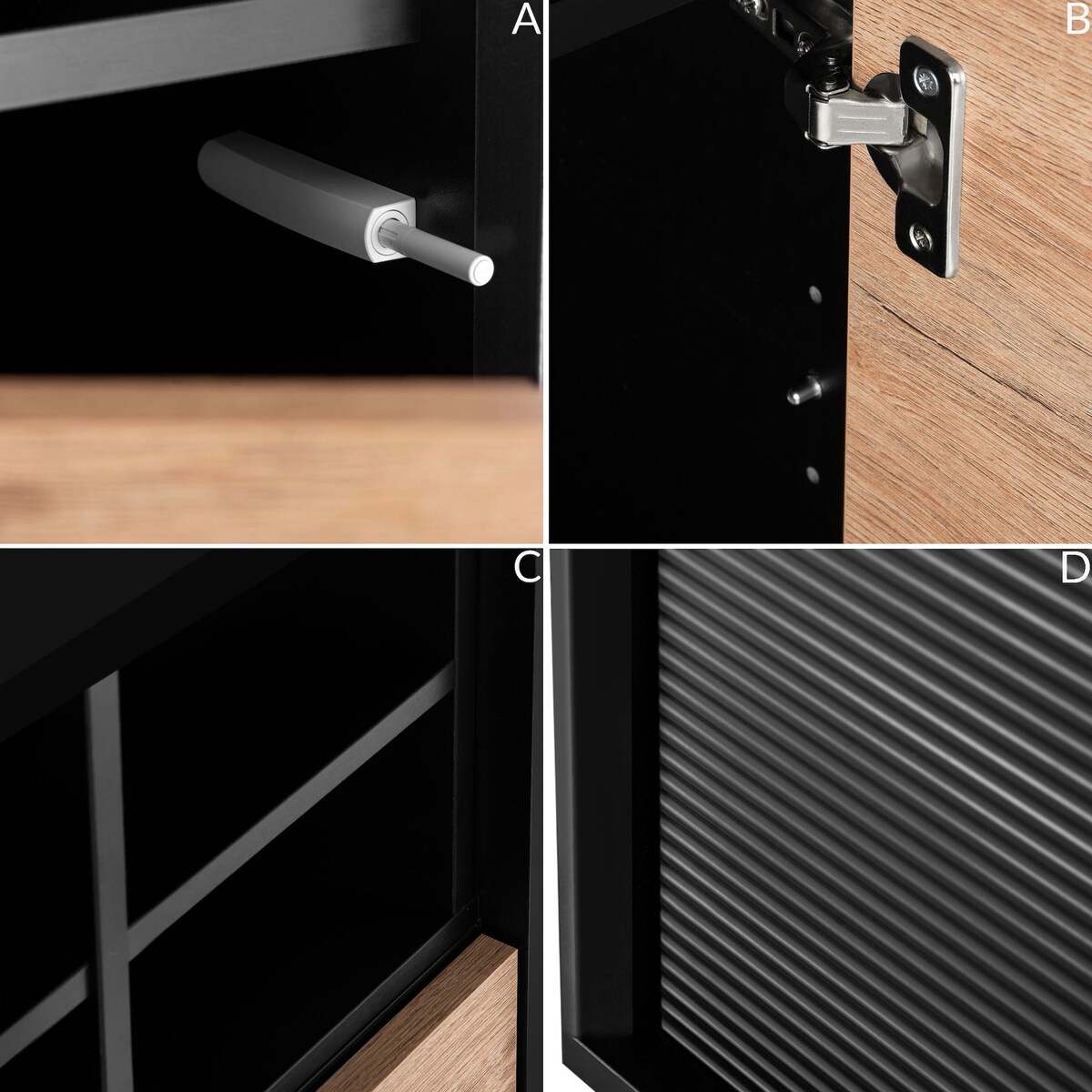 KONSIMO LOFTY Regał w stylu loft z półkami