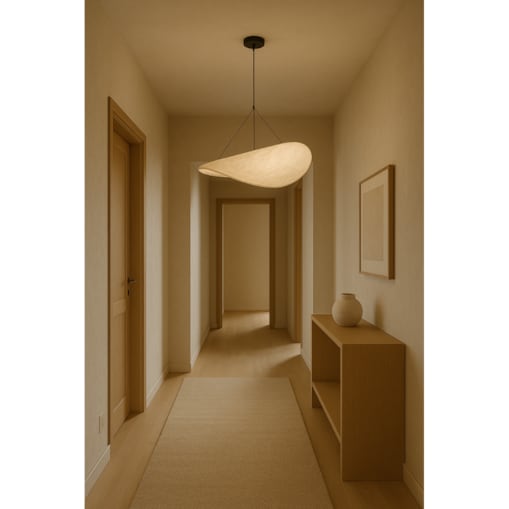 LAMPA WISZĄCA HIKARI M BIAŁA