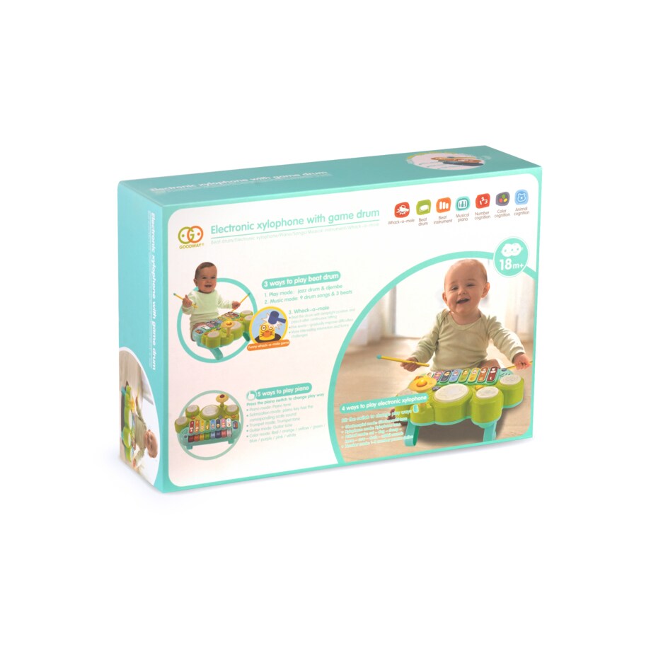 Zabawka edukacyjna interaktywna instrument muzyczny Ricokids