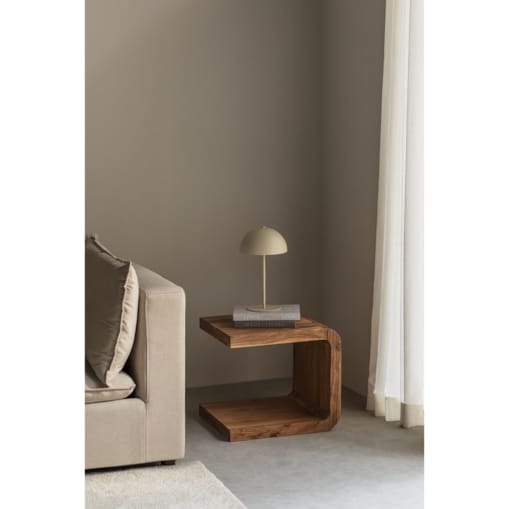 Stolik pomocniczy boczny drewno akacjowe Noya