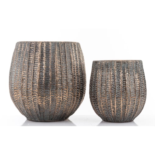 Osłonka 2 szt. metalowa, 36x31x31 cm IVETA