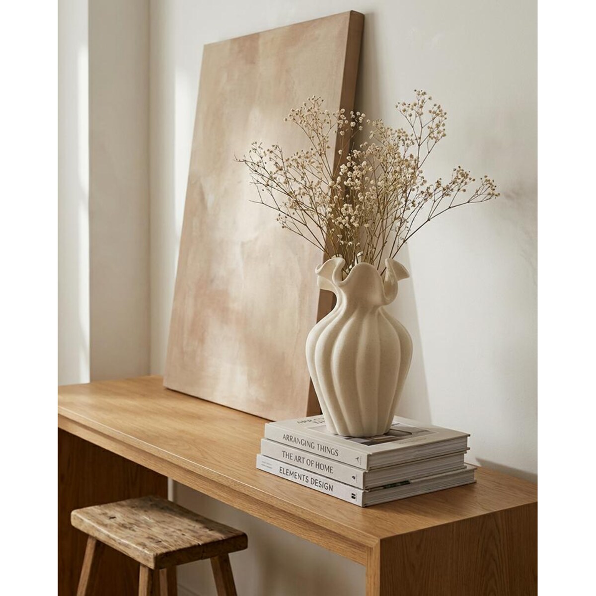 Wazon SHP PORTICO 21 cm beżowy