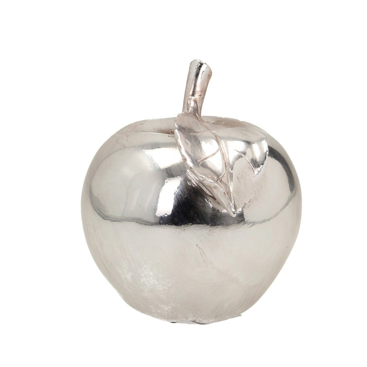 Dekoracja Silver Apple 12cm, 11 x 11 x 12 cm
