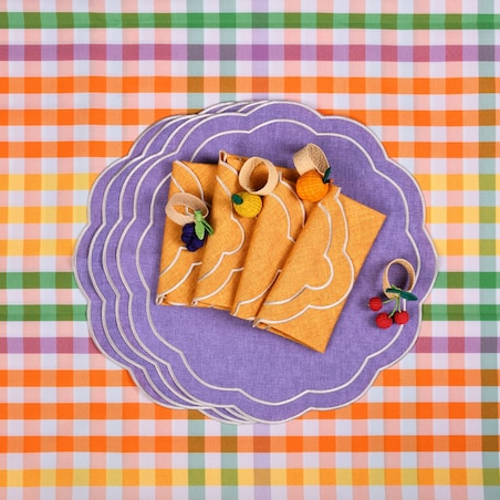 Bieżnik Rainbow Gingham 50x150