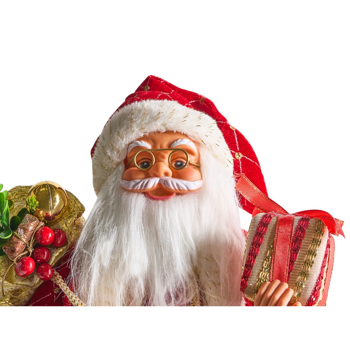 Dekoracja świąteczna RAMVATN Mikołaj 44 cm Czerwony