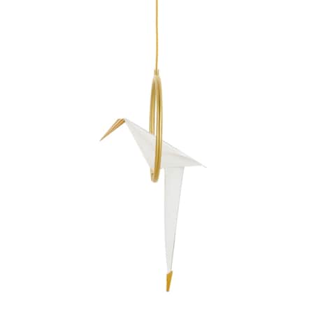 Lampa wisząca Loro MSE1501100121 dekoracyjna LED 12W 3000K ptak biały złoty