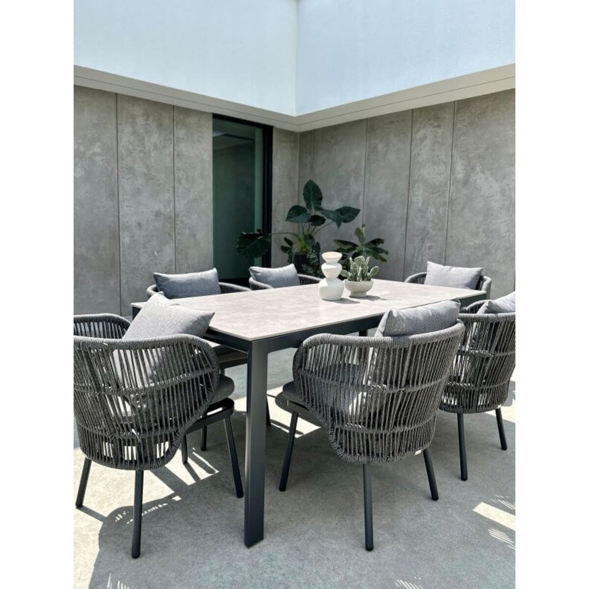 ZESTAW ALUMINIOWY AZZURE SZARY 6