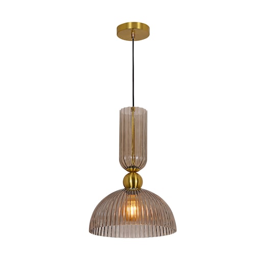 Lampa sufitowa wisząca Light Prestige Piega dymny 1 x E27 1 szt.