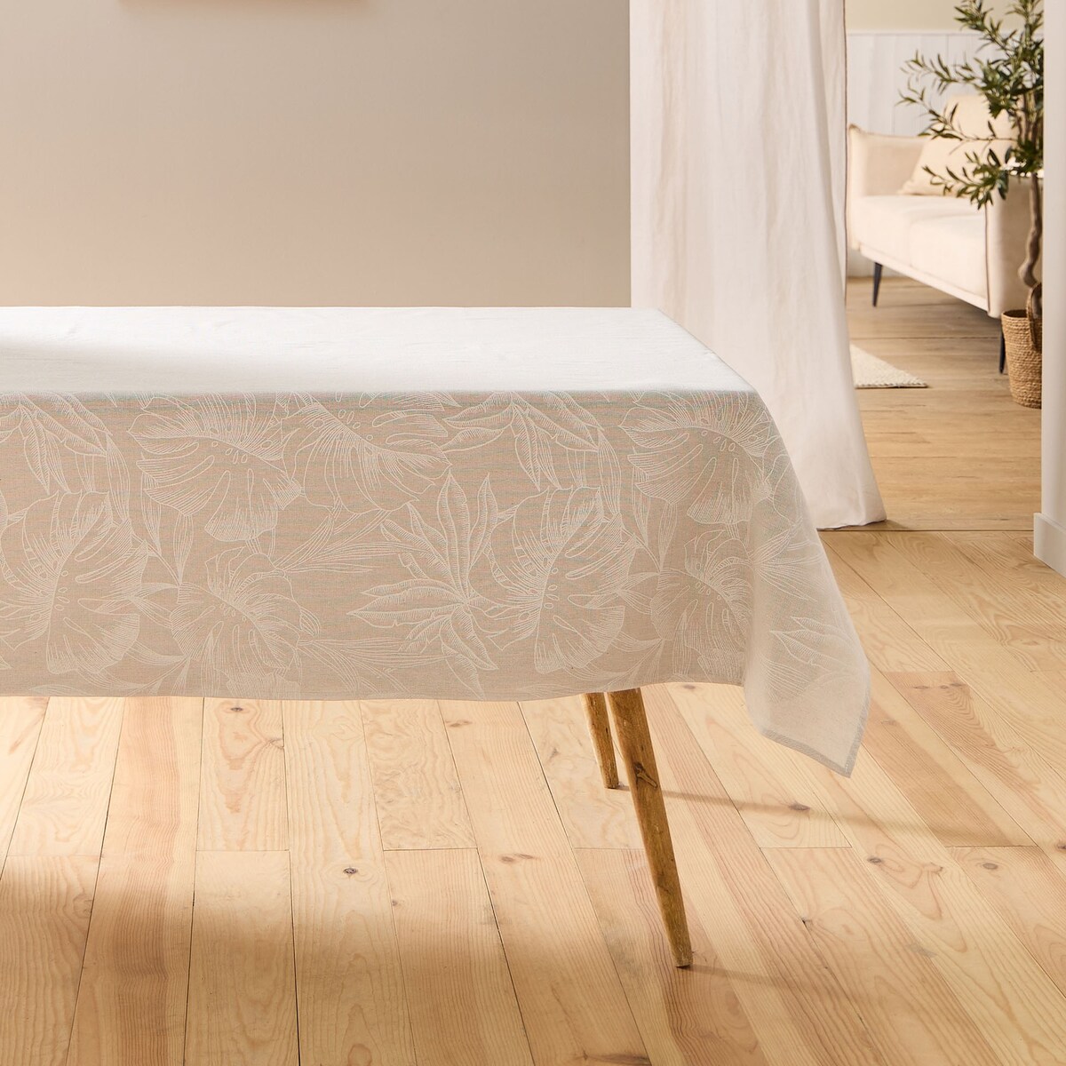 Obrus z polibawełny140x240 cm BOIRD beżowy