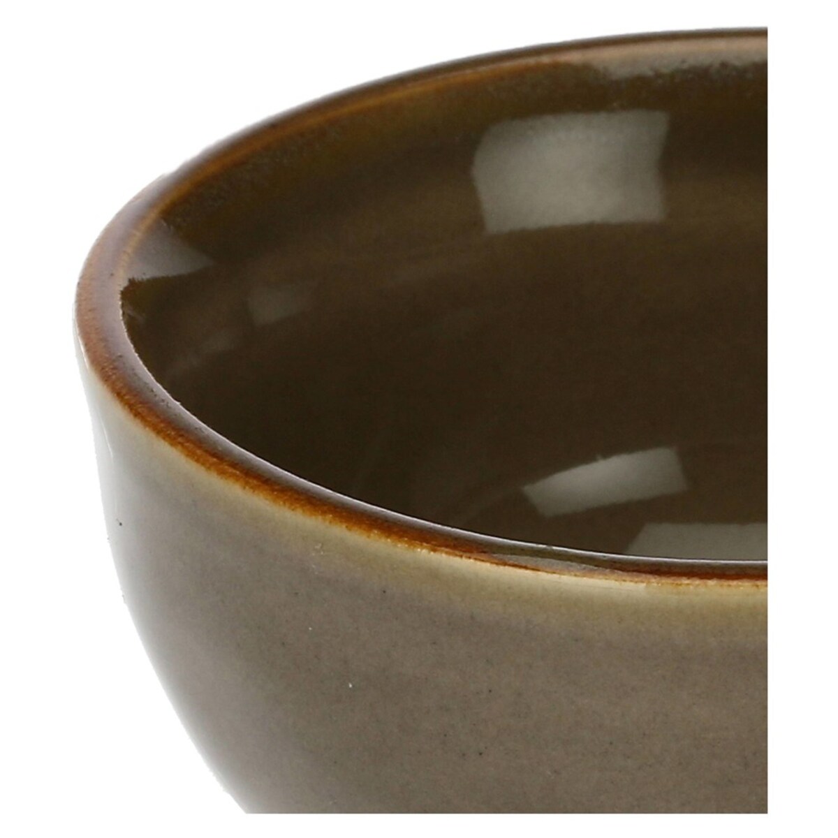 Zestaw 6 okrągłych miseczek Concerto Grigio Tortora - Szaro-brązowy, 7 cm