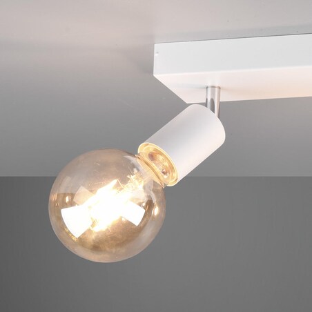 LAMPA sufitowa VANNES  R80183031 RL Light industrialna OPRAWA metalowe reflektorki kinkiet regulowany biały