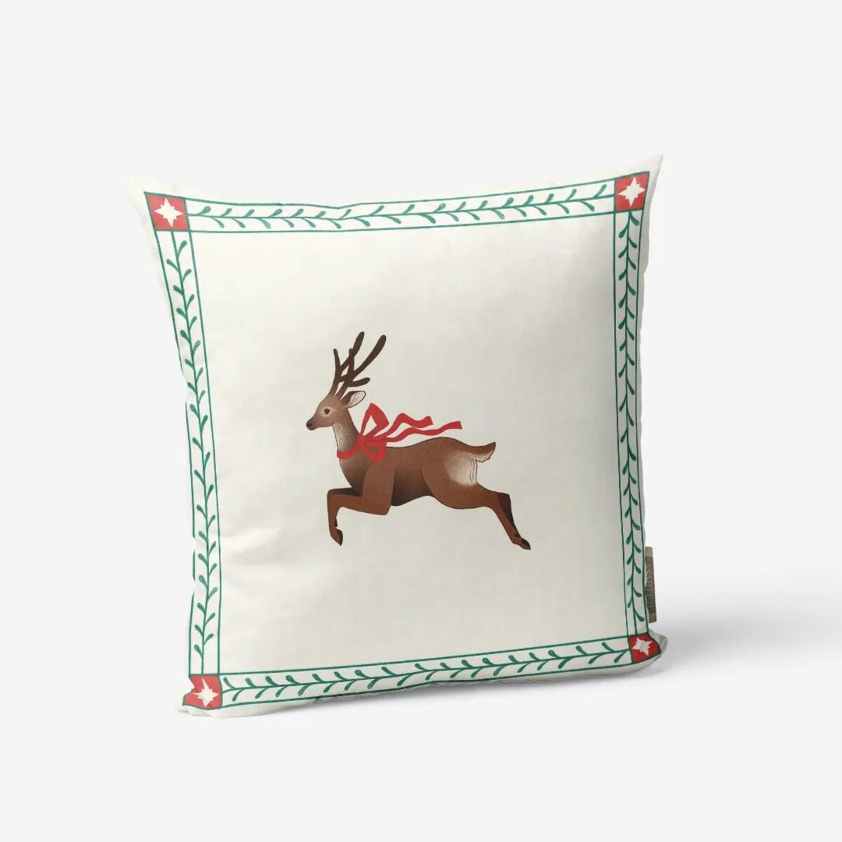 Poduszka świąteczna - retro renifer