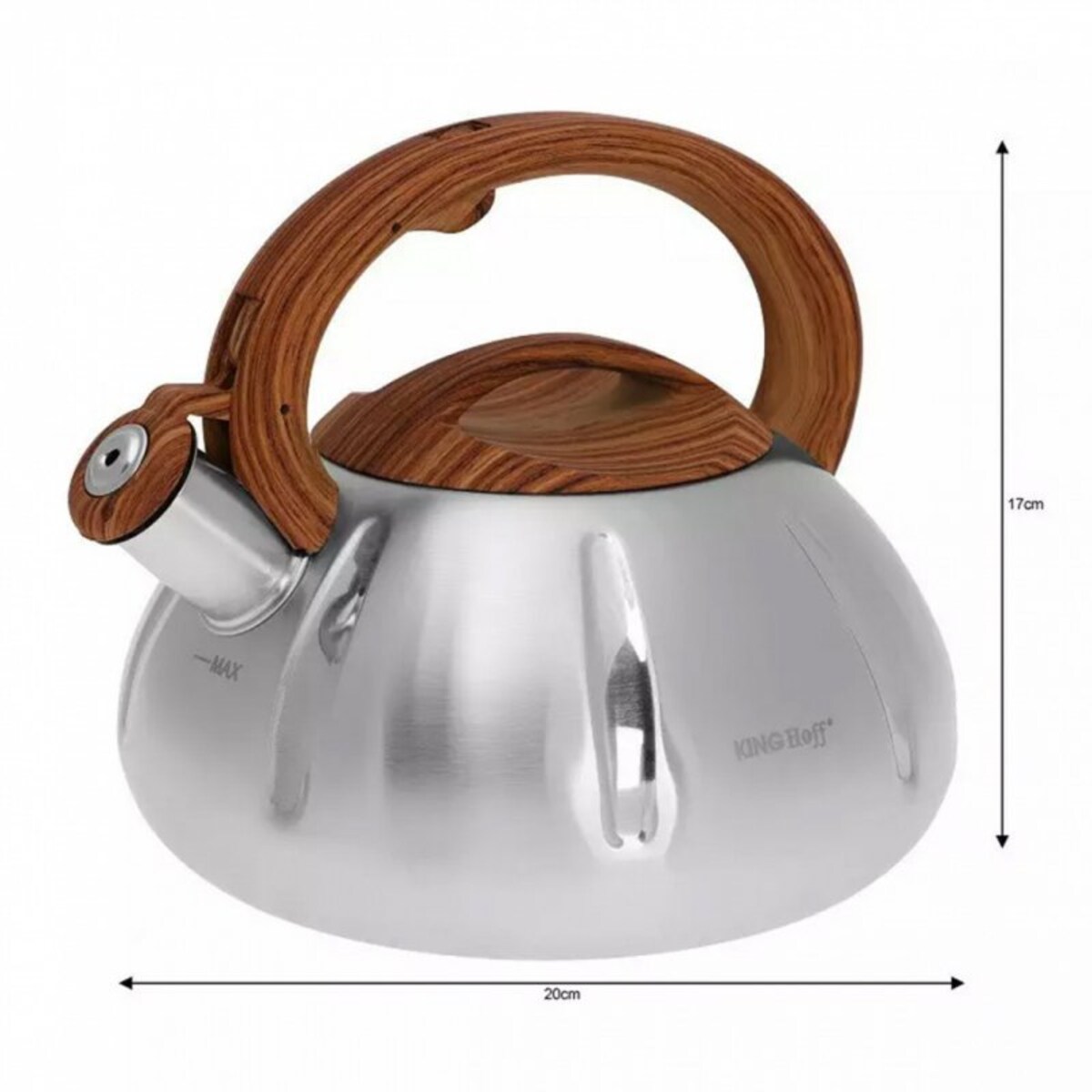 Kinghoff Czajnik Z Gwizdkiem 3.0L Kh-3291