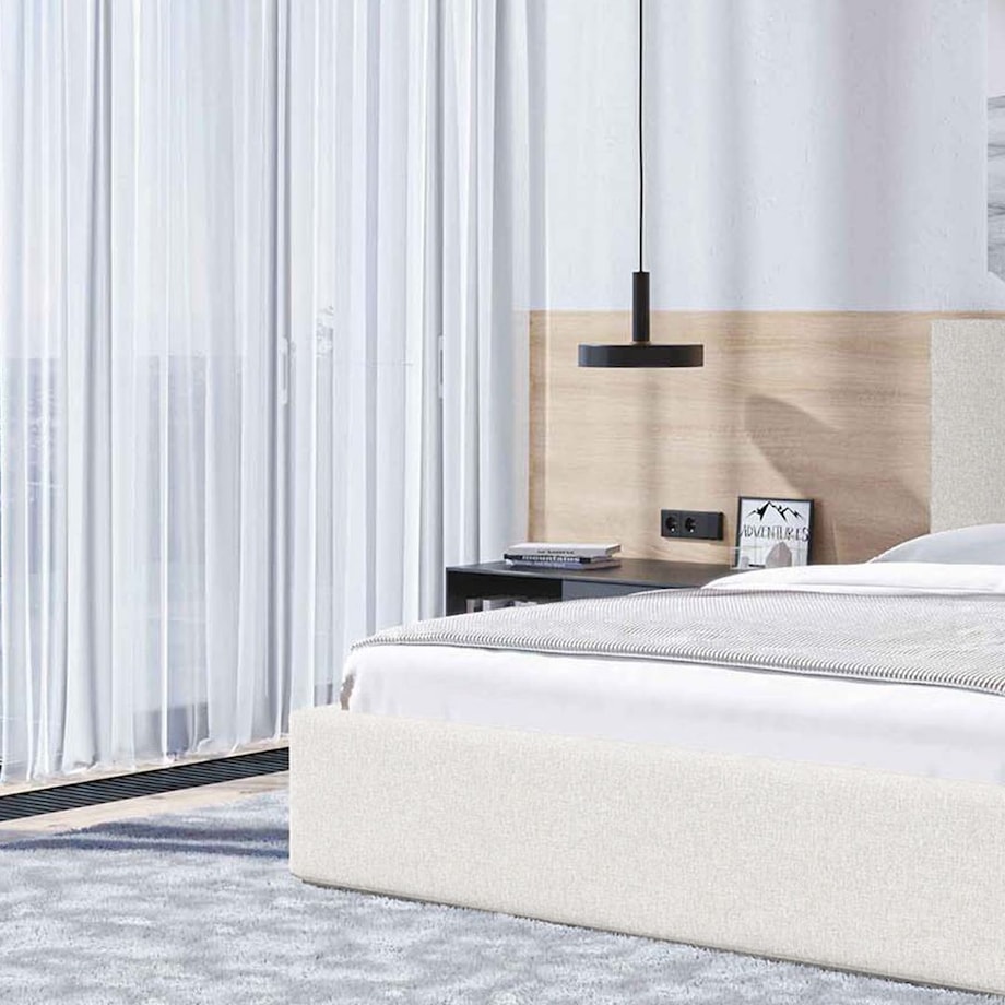 Mesonica Łóżko Bufo, jasny beż 180x200