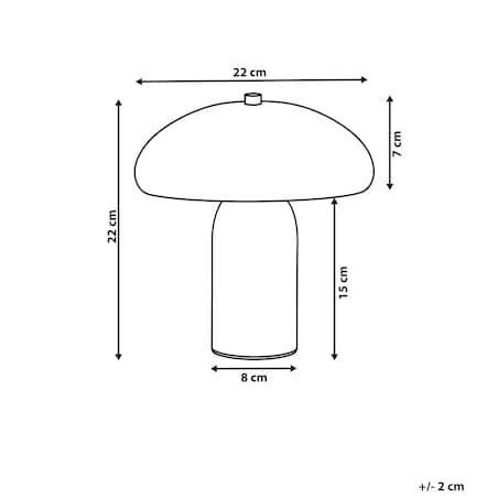 Lampa stołowa SANYA Metal Żółty