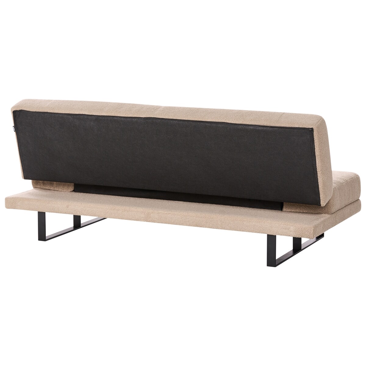 Sofa rozkładana dla 2 osób YORK Boucle Beżowy