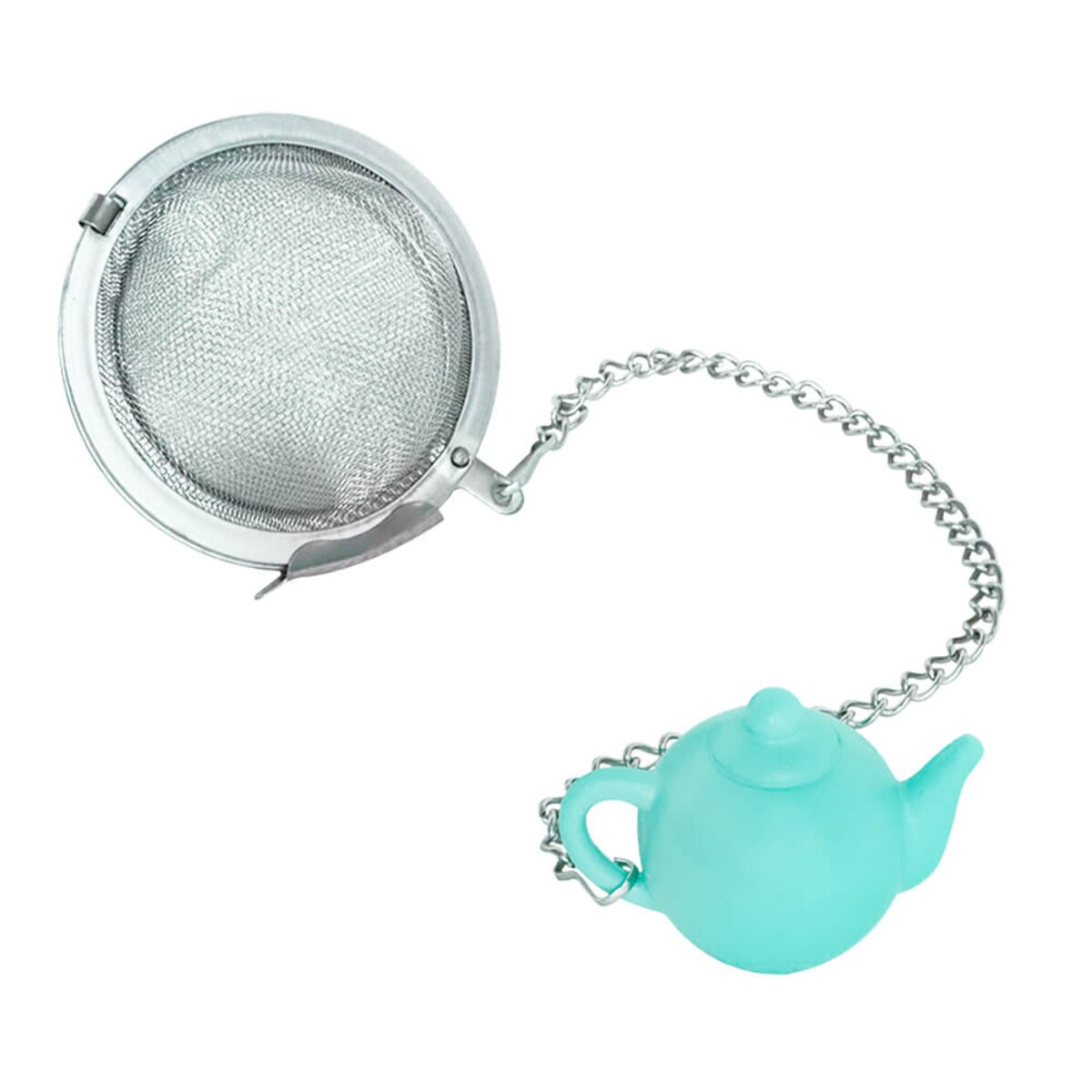 Metalowy zaparzacz miętowy dzbanek kulka - idealny do parzenia herbaty, ziół, wielokrotnego użytku, idealny prezent dla niej, niego, uniwersalny podarunek, stal nierdzewna