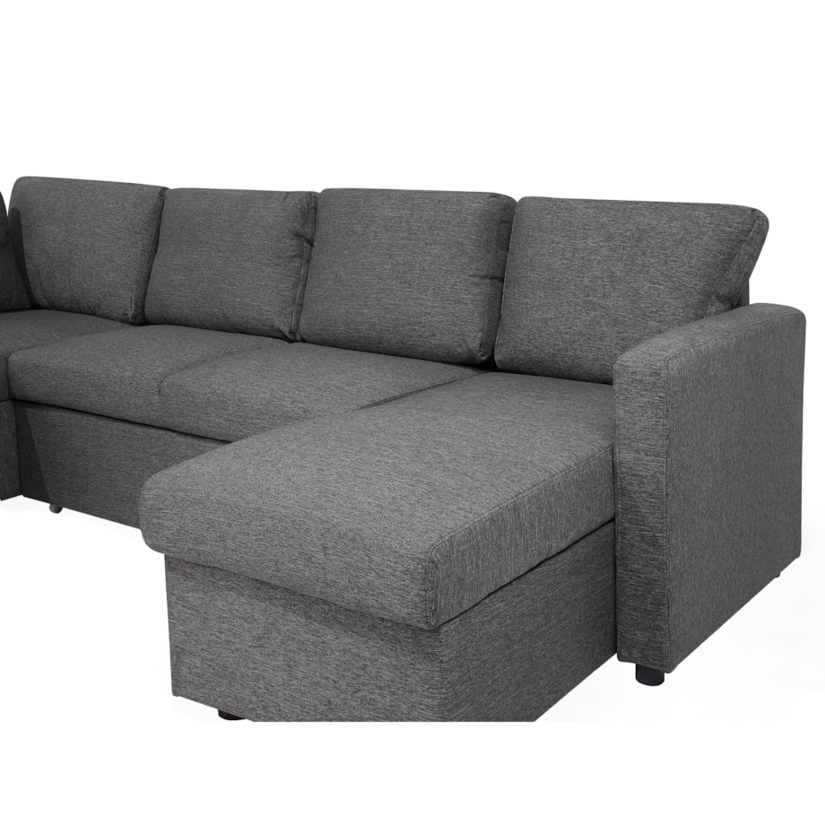 Narożnik rozkładany ciemnoszary KARRABO