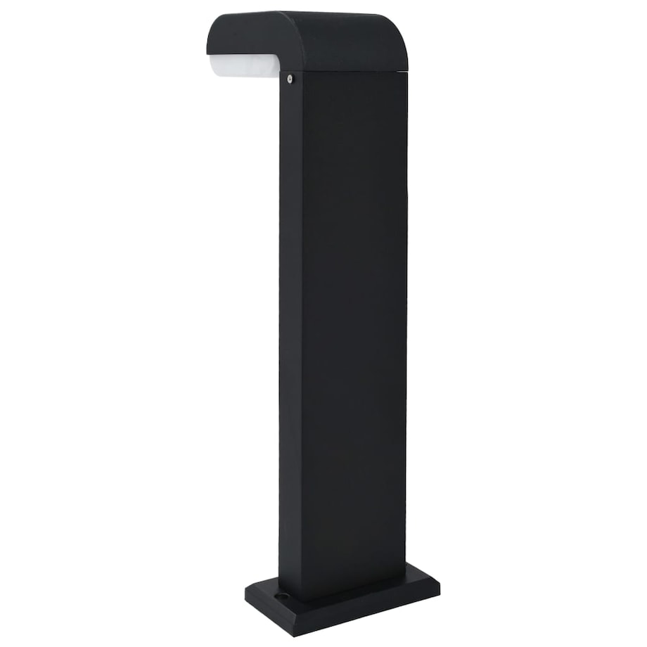 vidaXL Lampa ogrodowa LED, 9 W, czarna, owalna