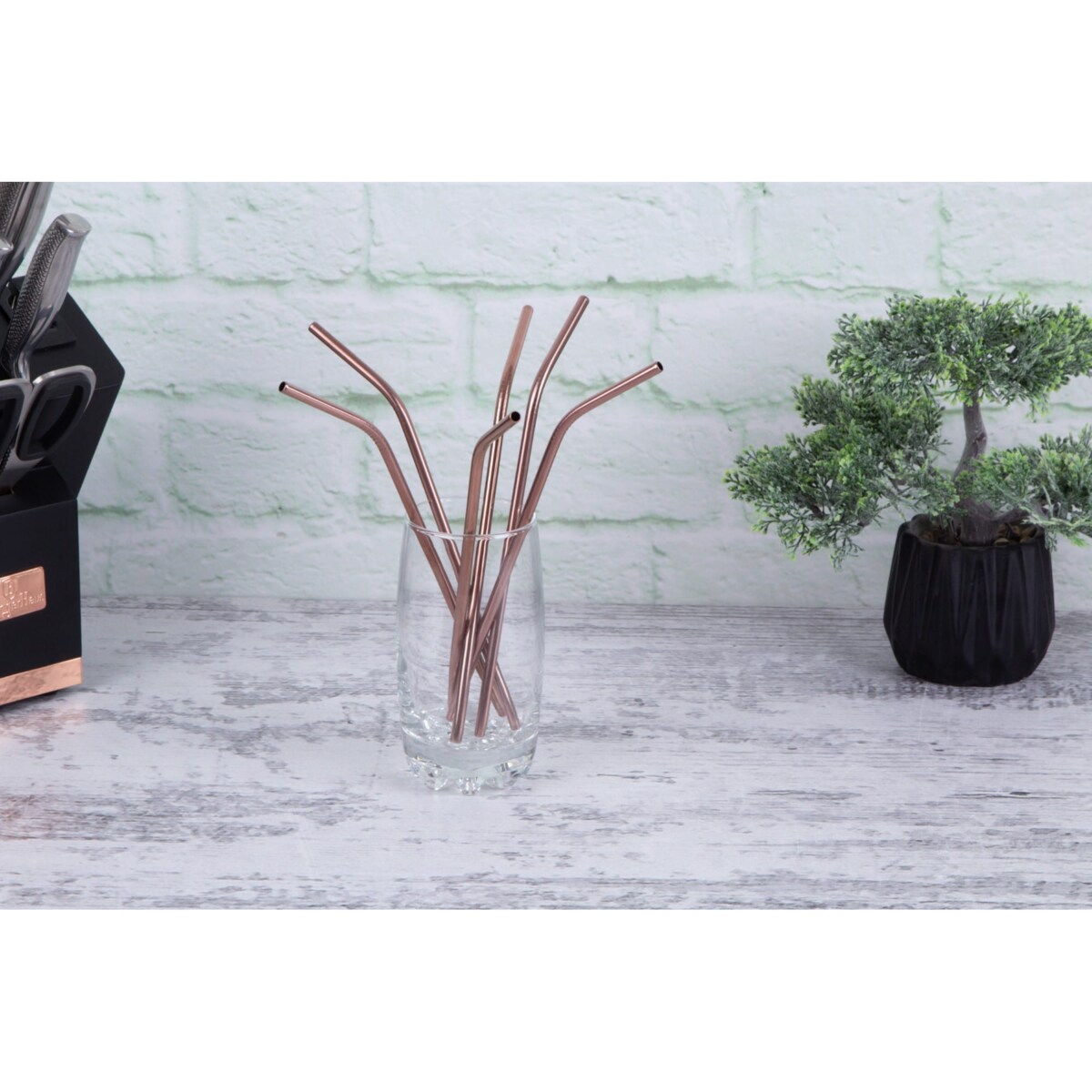 Słomki wielorazowe metalowe 6szt Berlinger Haus BH-2982