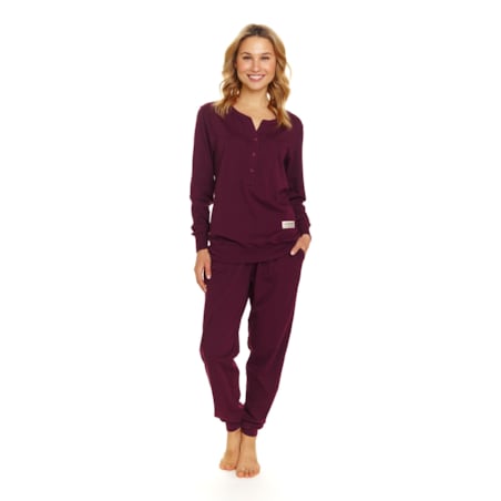 Piżama kolor fioletowy PM.4349.BURGUNDY - S