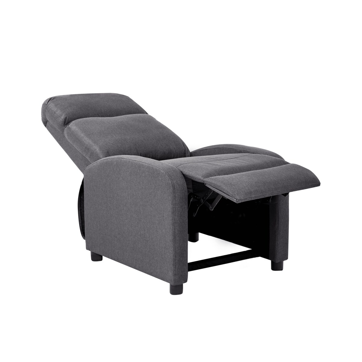 Rozkładany fotel EMINENCE Len syntetyczny Ciemnoszary