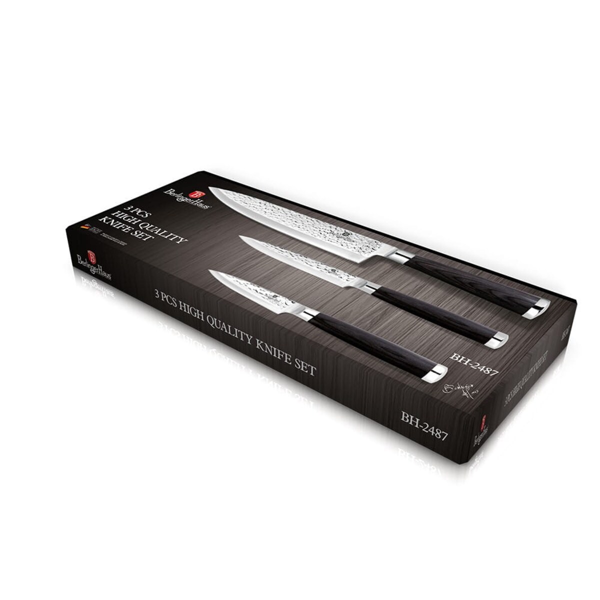 Zestaw 3 noży kuchennych BERLINGER HAUS primal gloss