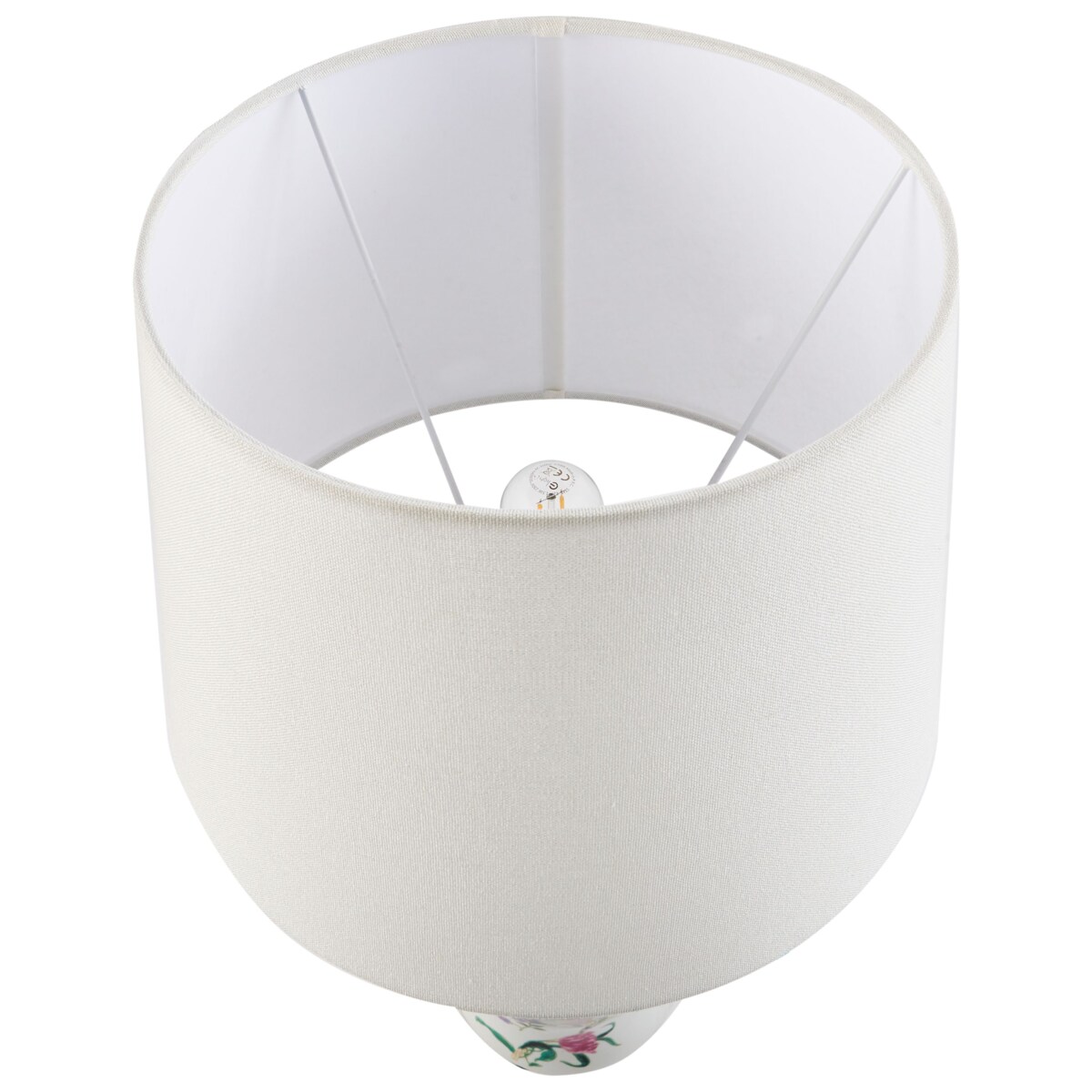 Lampa stołowa FEBROS Porcelana Biały