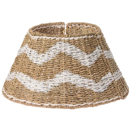 Osłonka pod choinkę HIVER Trawa morska Biały 43 cm