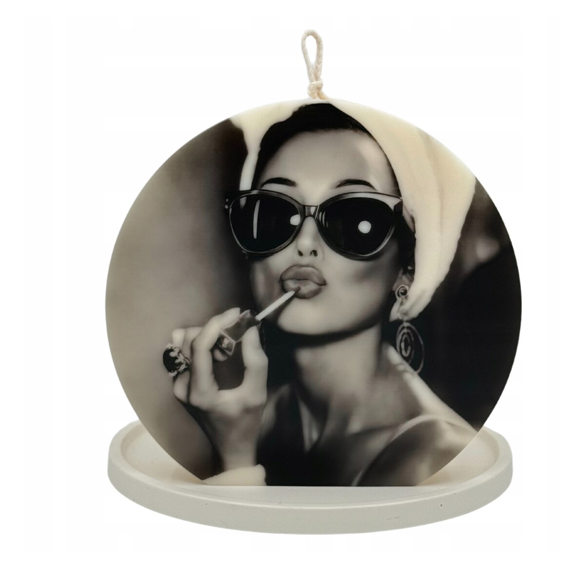 Świeca Sojowa Świeczka Ozdobna Prezent dla Kobiety Dziewczyny Bezzapachowa