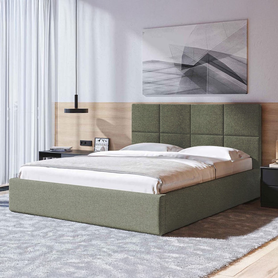 Mesonica Łóżko Bufo, pik zielone 140x200