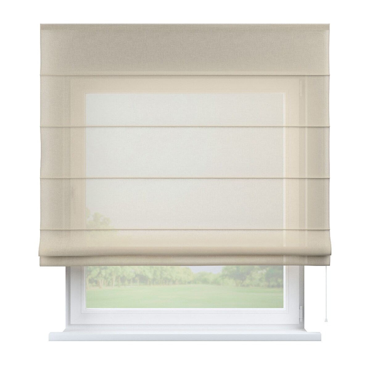 Roleta rzymska Capri 120x160 prześwitujący beżowy