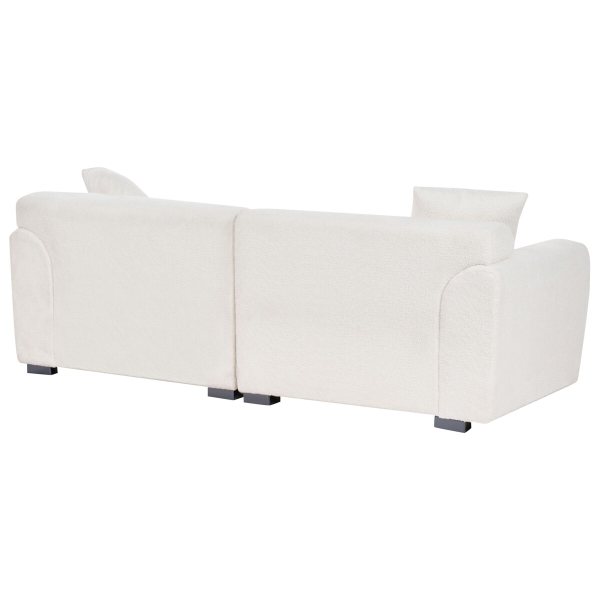 Sofa 3-osobowa boucle biała KORIO