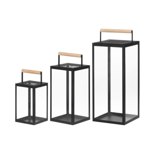 Zestaw metalowych lampionów JUPITER, 3 szt.