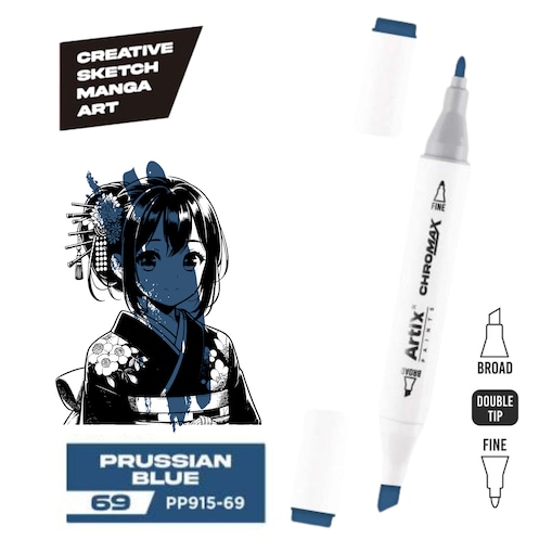 dwustronny marker kreatywny artix pp915-69 prussian blue