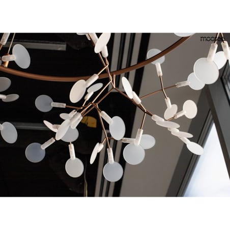 Wisząca lampa Flora MSE010100251 LED 64,8W nad stół czarna