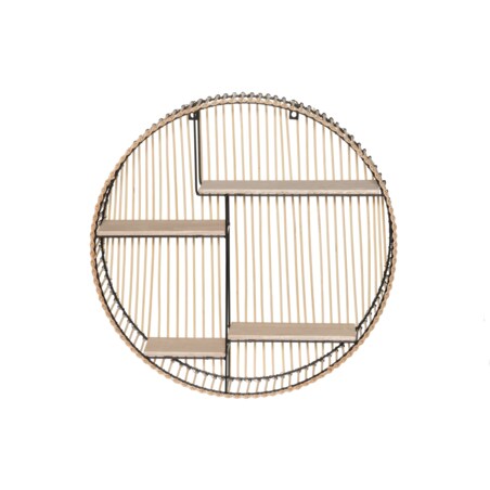 Rattanowa półka ścienna, Ø 50 cm