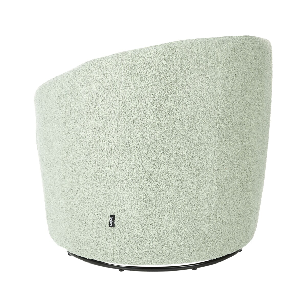 Fotel DAVIK Boucle Jasnozielony