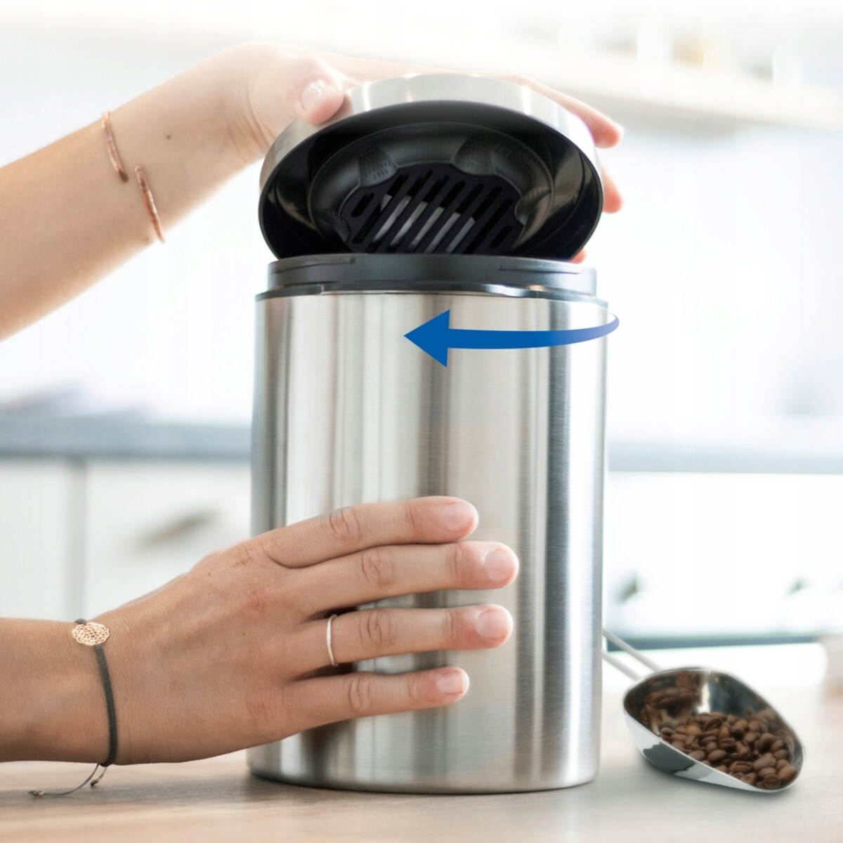 XAVAX Pojemnik kuchenny do kawy, herbaty + miarka