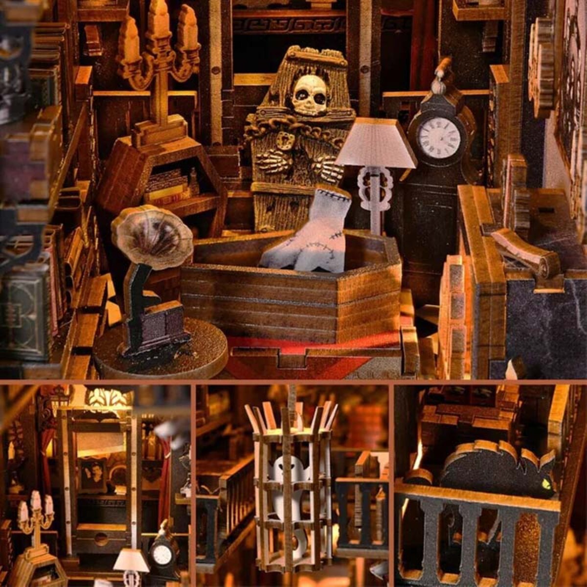 Miniaturowy domek Book Nook - Dracula family