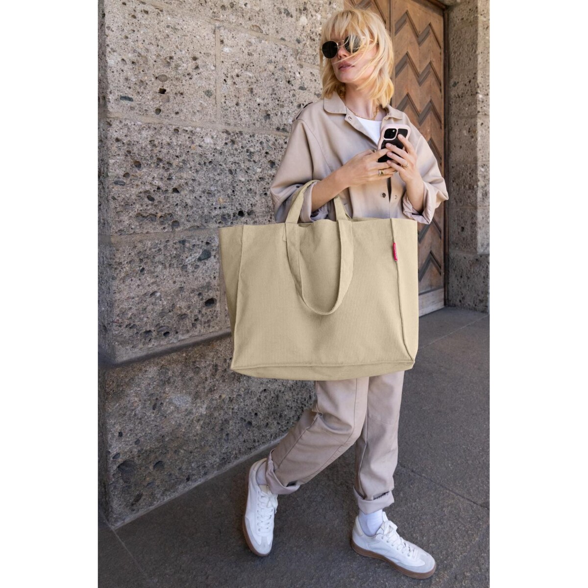 Torba SOFTSHOPPER, cord sand