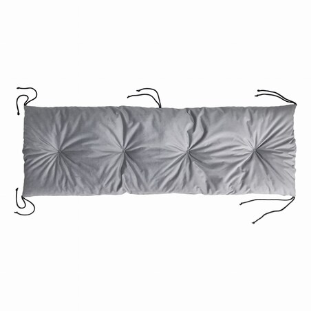 Poduszka na meble ogrodowe bez oparcia, 120x60 cm, Grafit