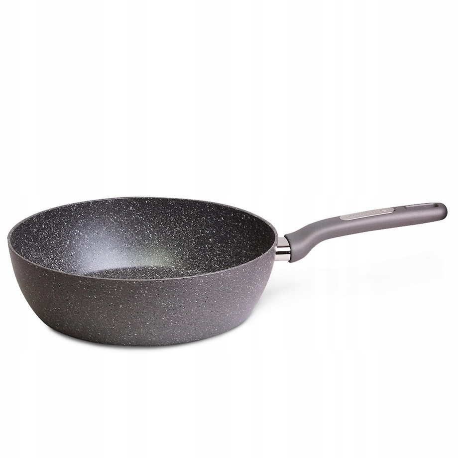 Patelnia głęboka wok granitowa 28cm indukcja KAMILLE