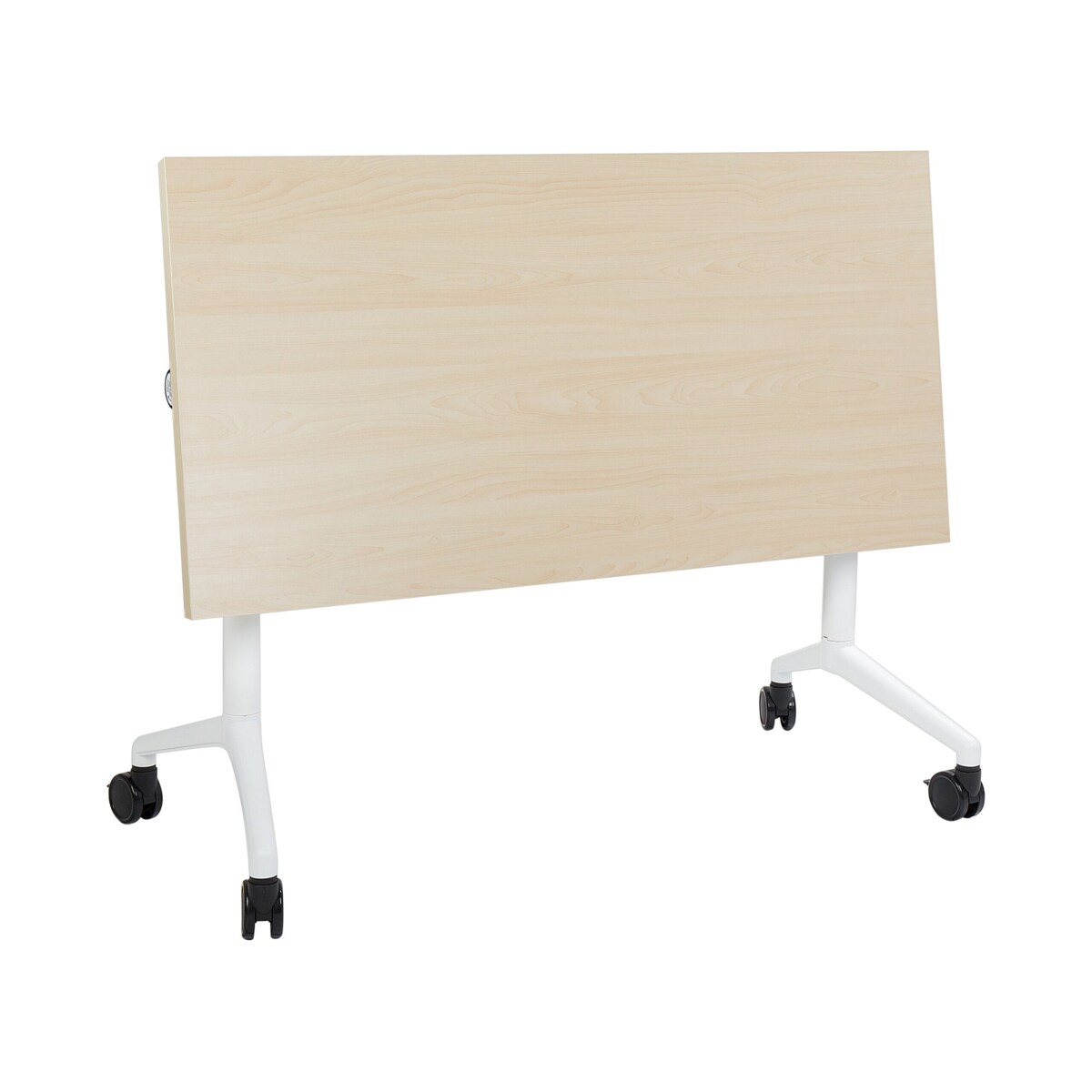 Składane biurko CAVI Jasnobrązowy 120 cm 60 cm Z kółkami