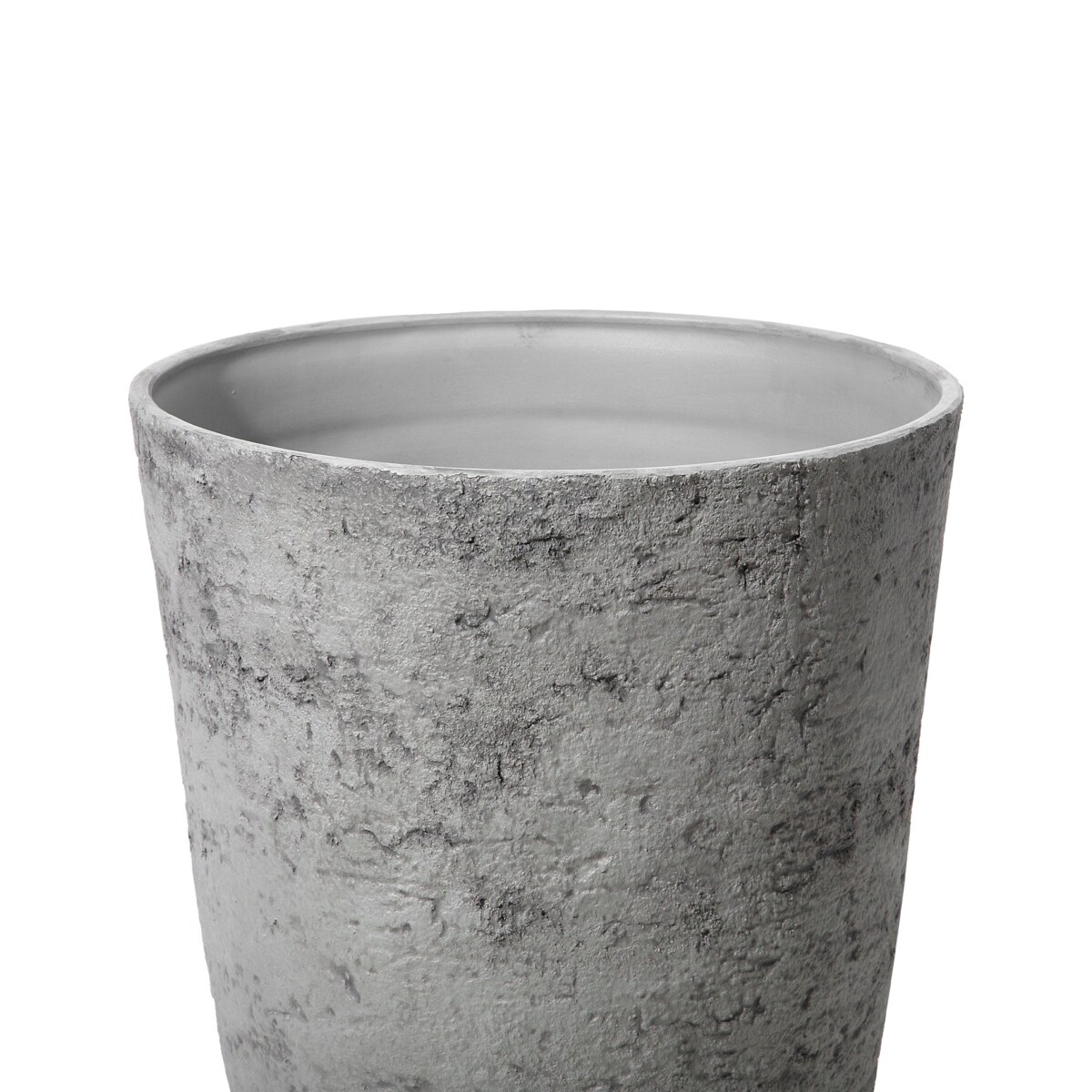 Zestaw 2 doniczek CAMIA Kamień 51 cm Szary