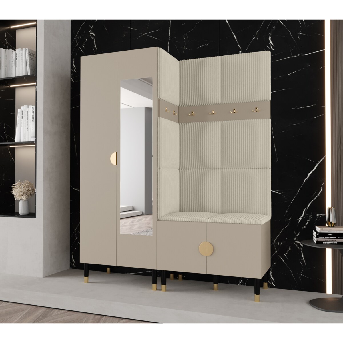 Garderoba do przedpokoju Abiks PALERMO 14 kaszmir+poso100