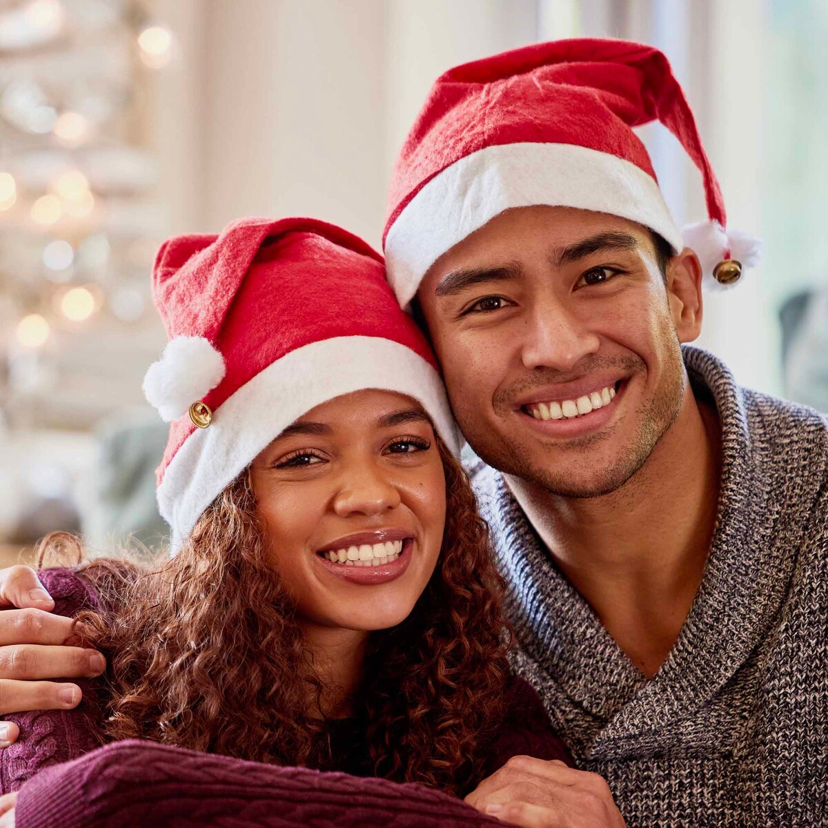 Czapka Mikołaja Mikołajki Świąteczna Z Dzwonkiem