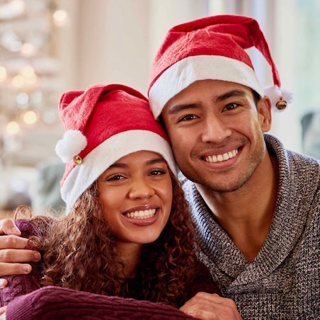 Czapka Mikołaja Mikołajki Świąteczna Z Dzwonkiem