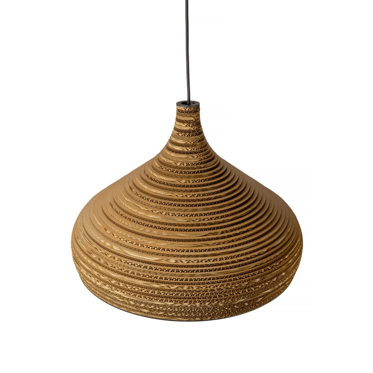 Stożkowa ekologiczna lampa wisząca - CONE XL