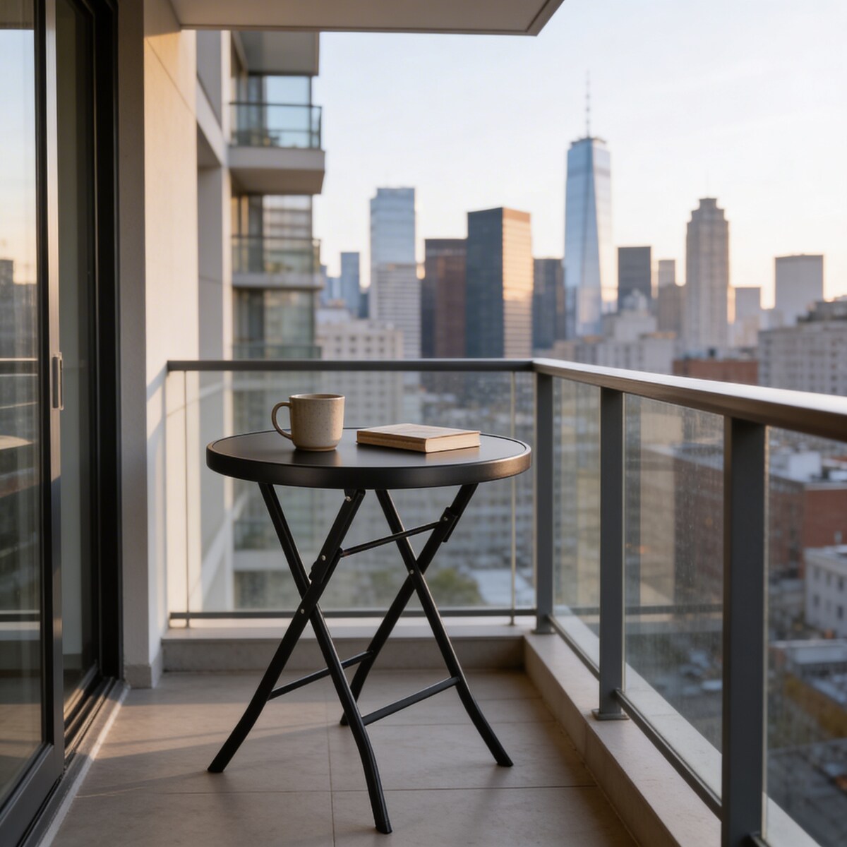 Stół ogrodowy JUMI stolik składany balkonowy kawowy